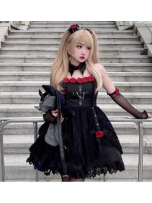 Hazard Rose Gothic Lolita Dress JSK by Diamond Honey (DH96)